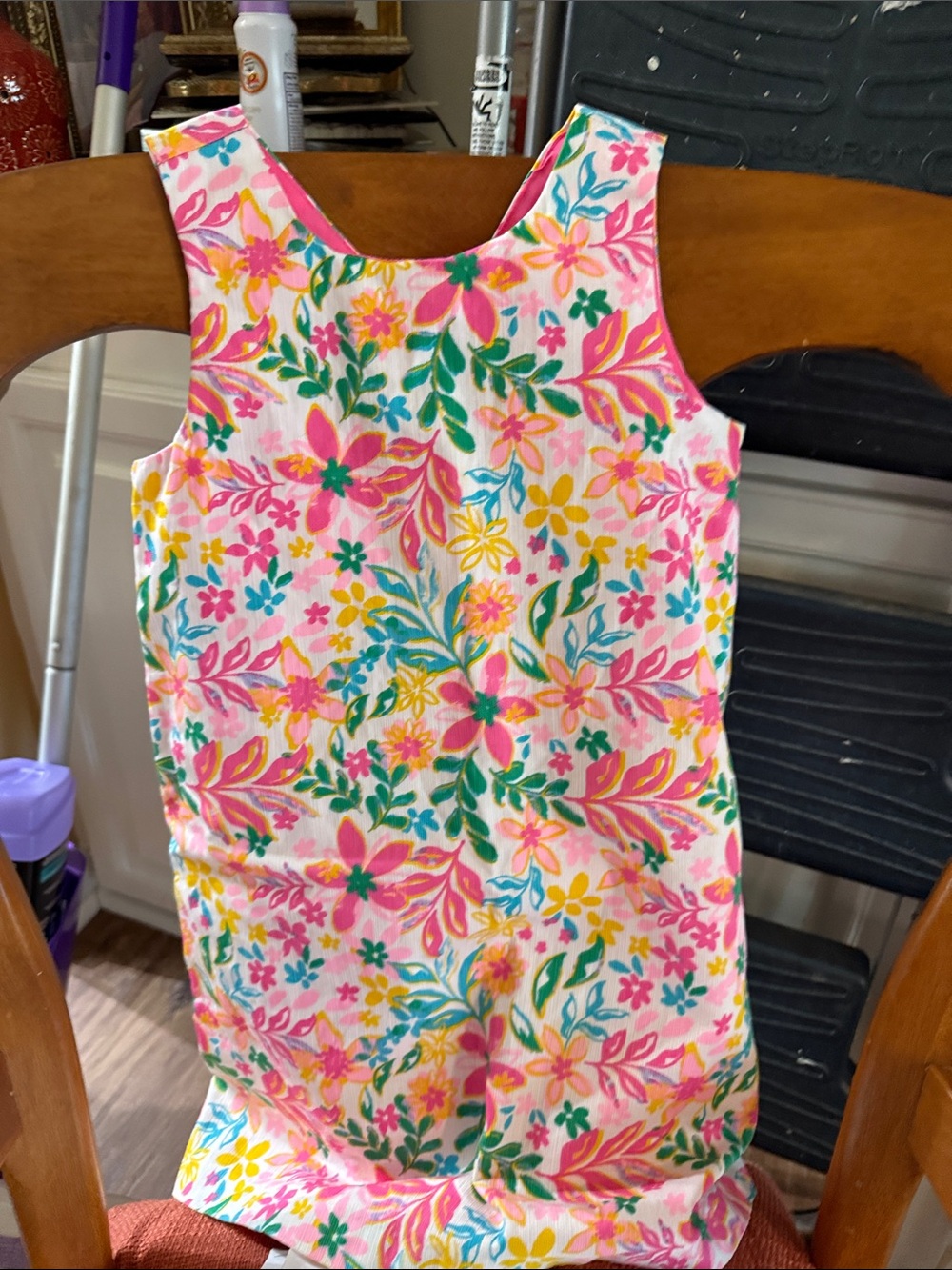 Tommy Bahama Pink Floral Girls Tank Top